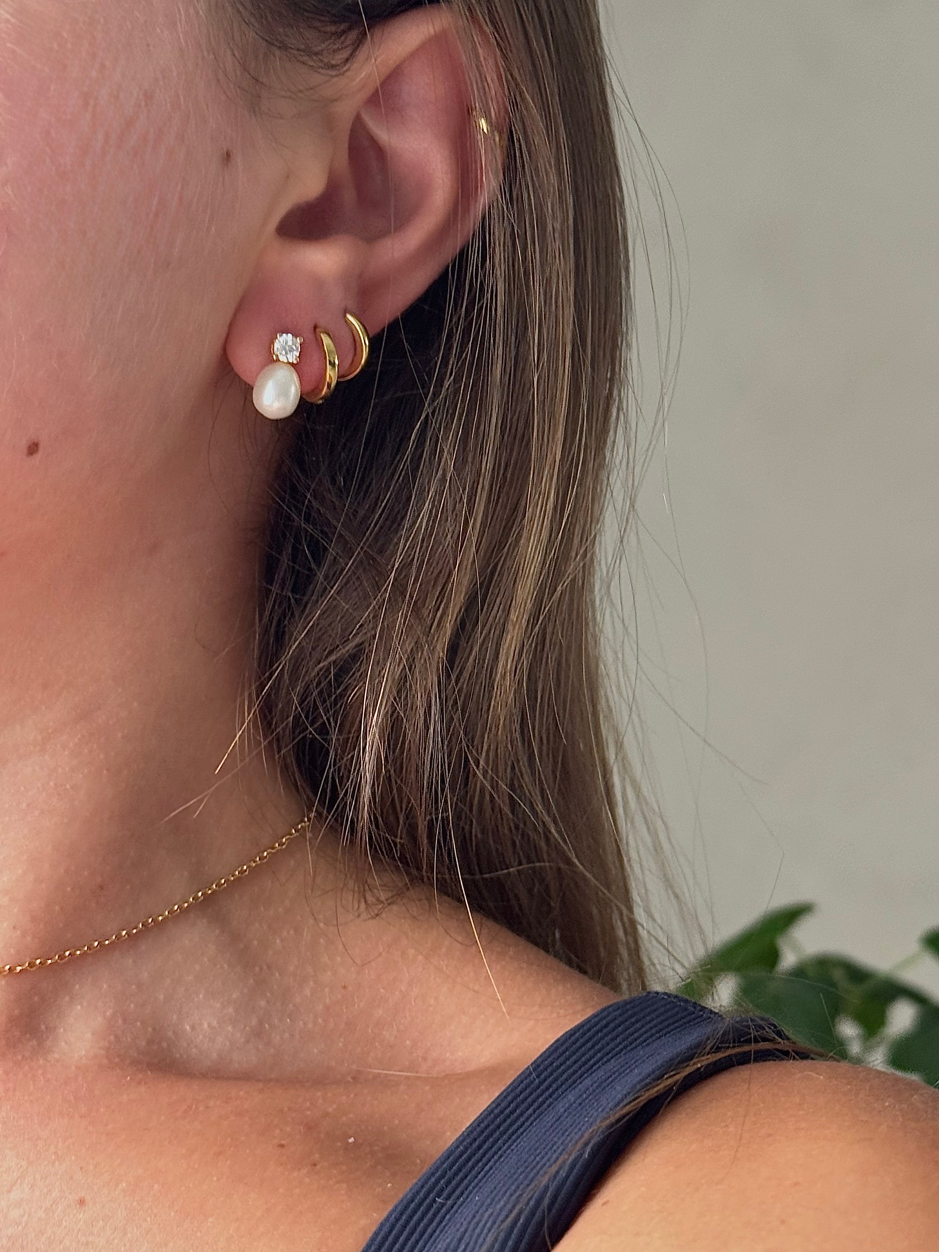 עגילי אליס זהב