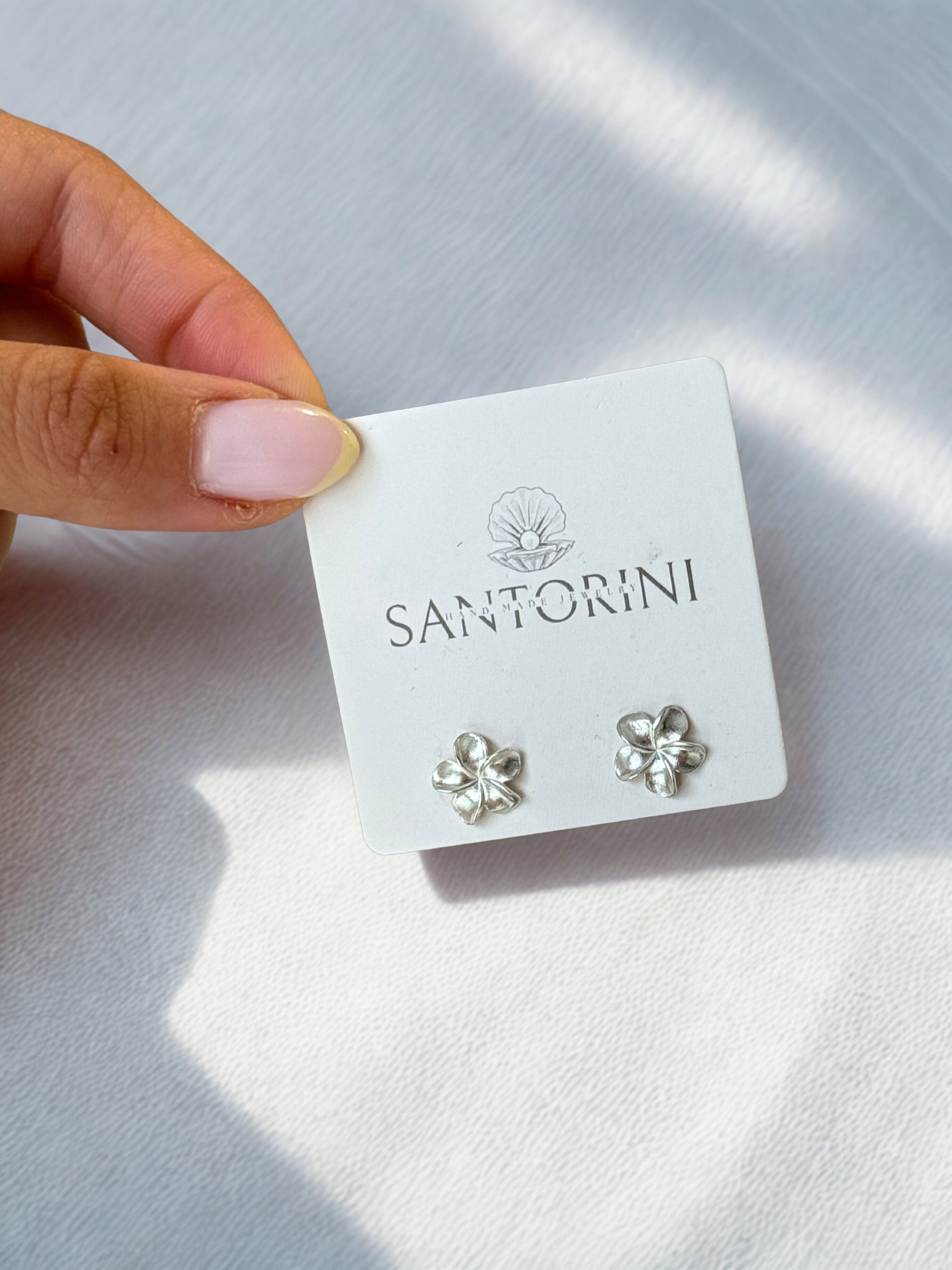 עגילי פרח -גדולים