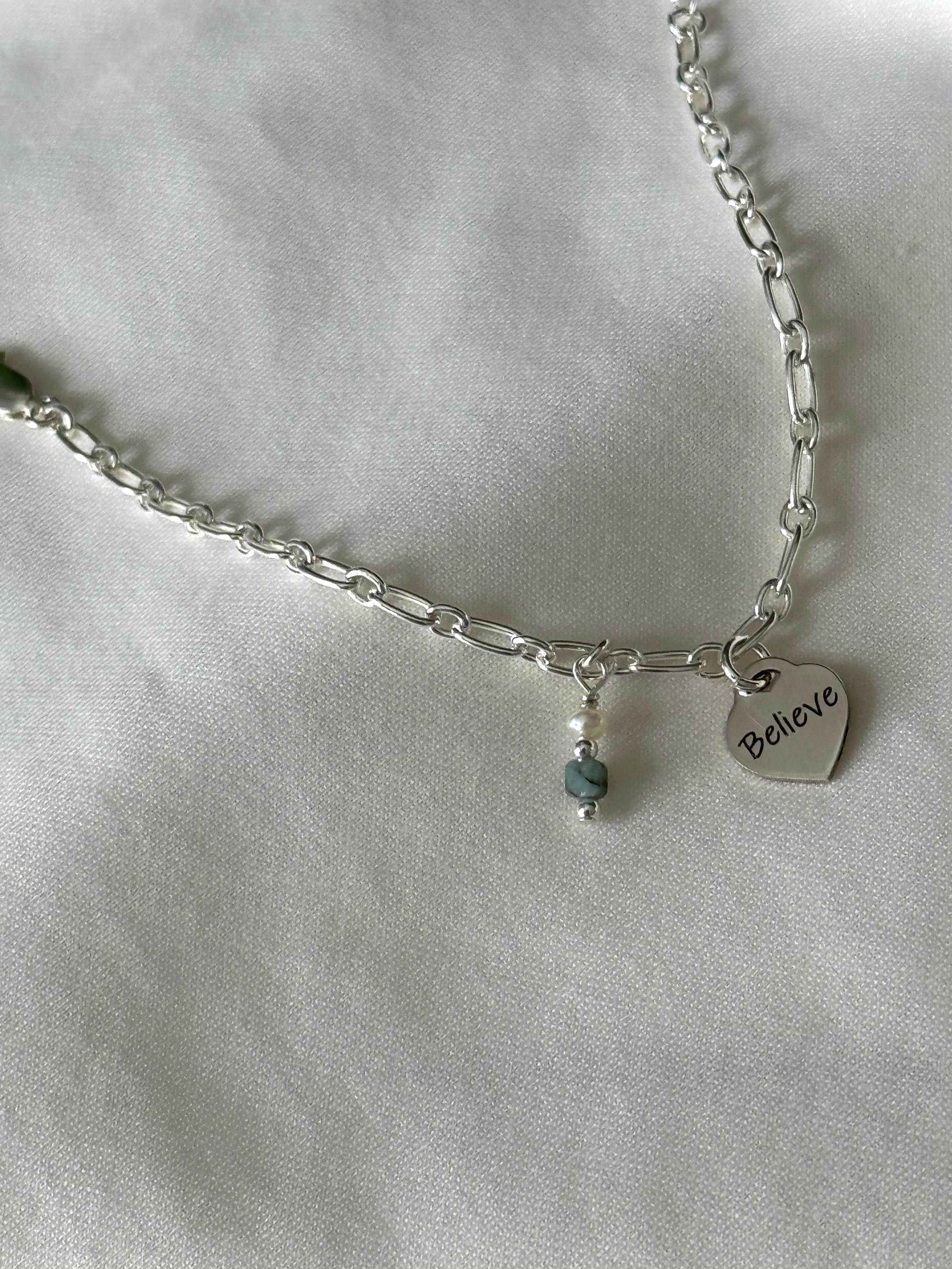 צמיד חריטה אישית “Believe”