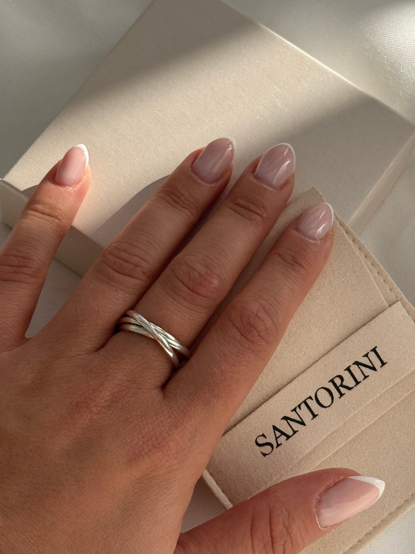 טבעת טריו כסף