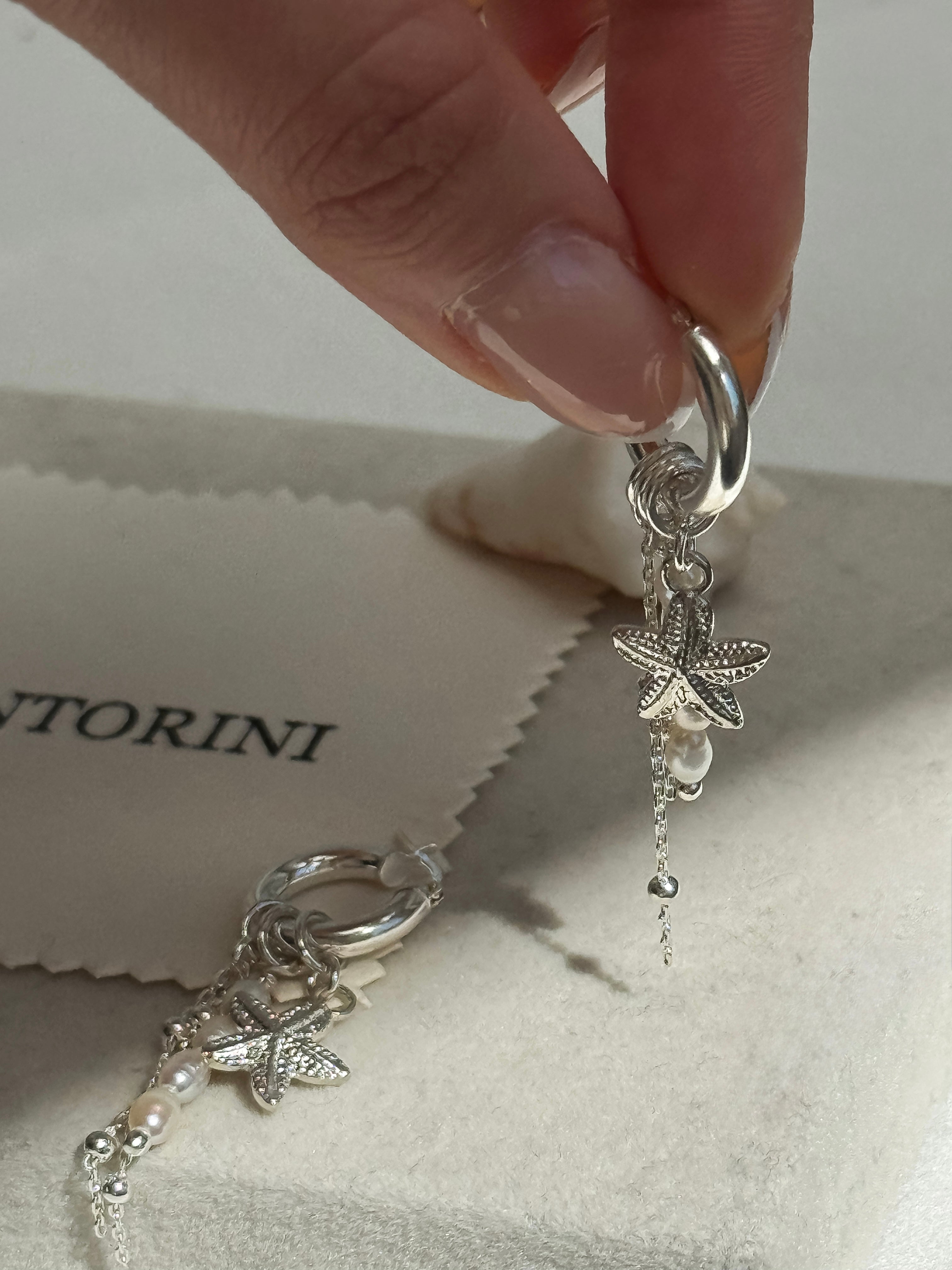 עגילי לגונה כסף