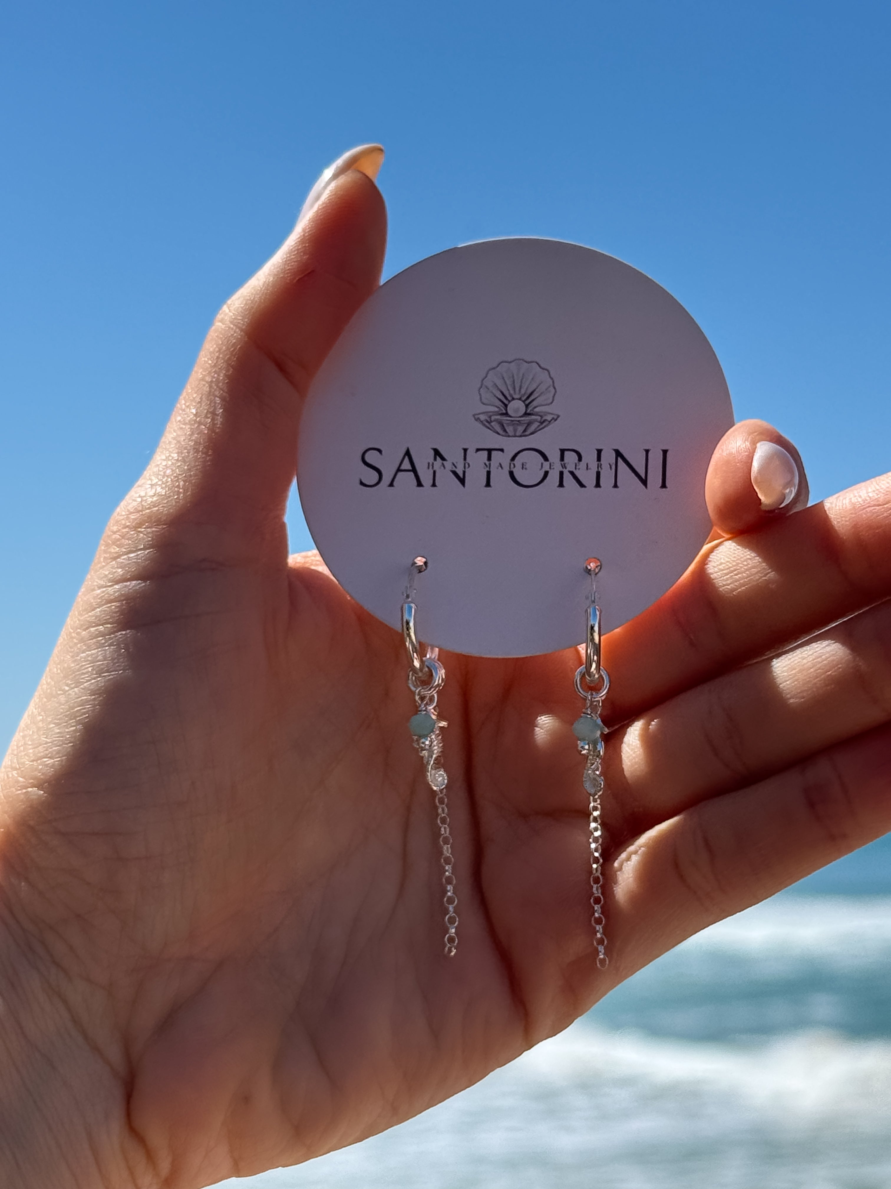 עגילי סלינה כסף