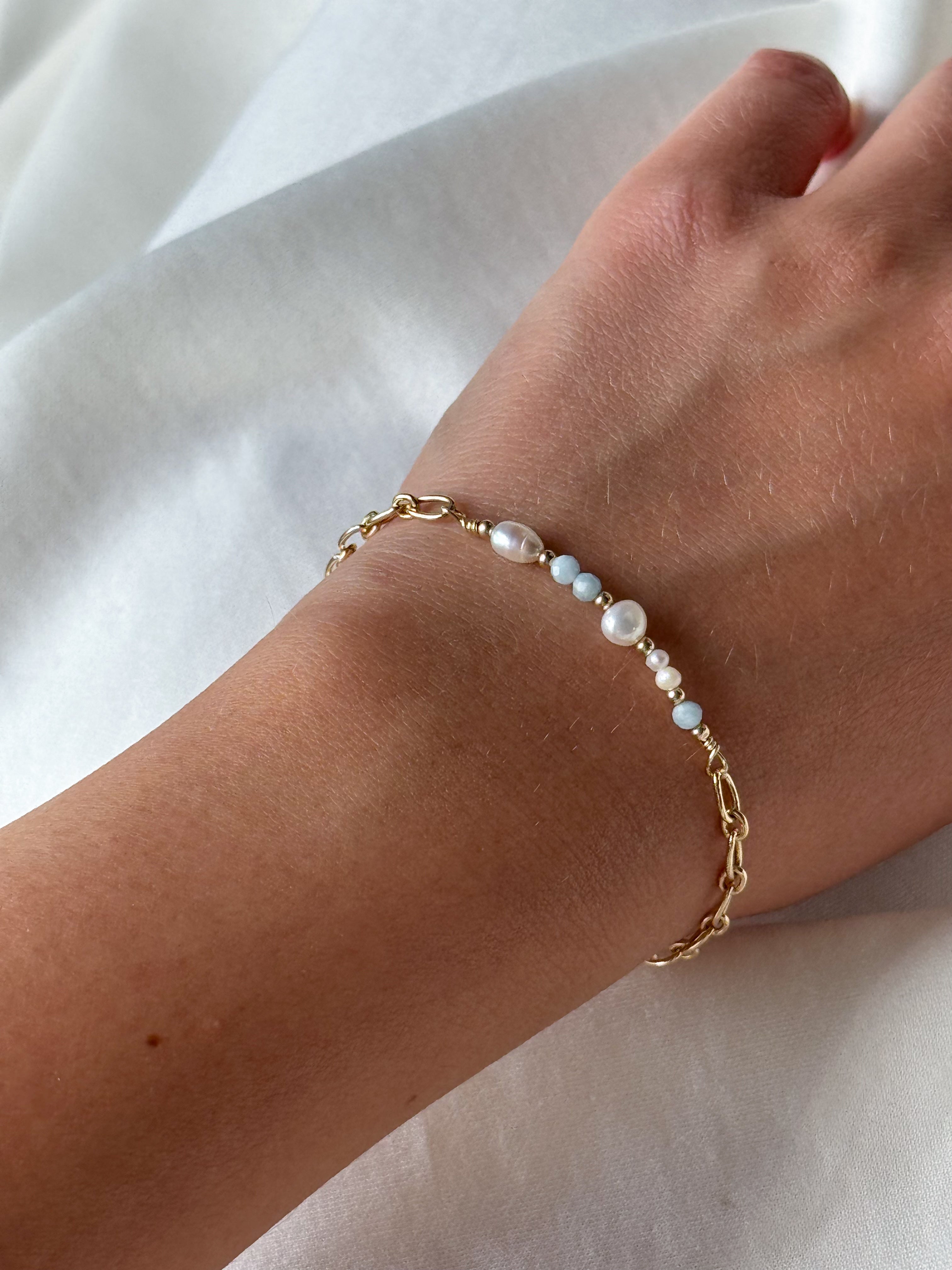 צמיד מנילה זהב