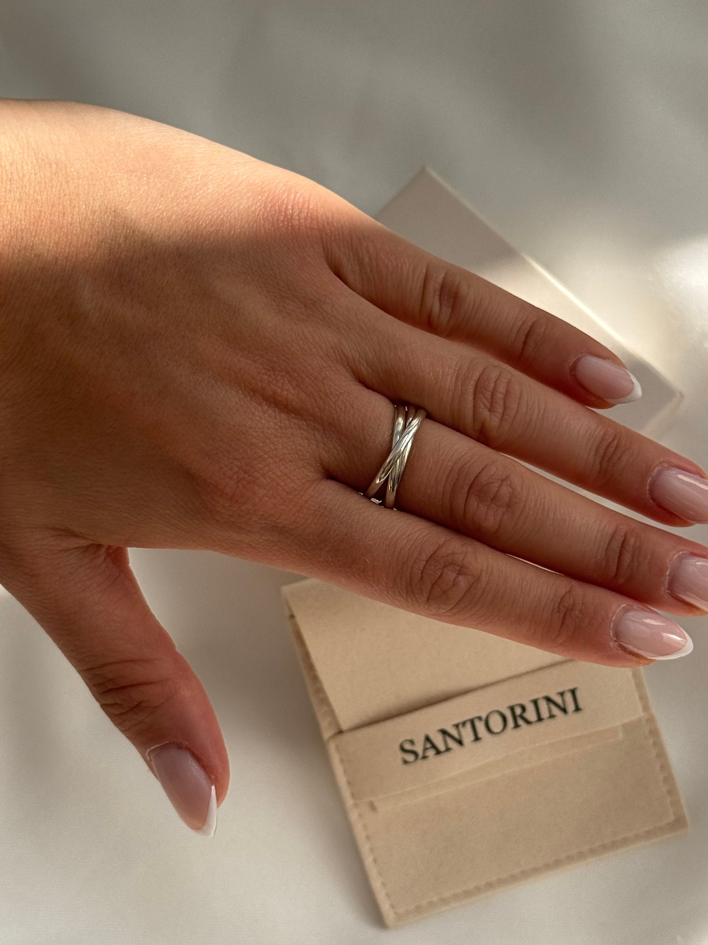 טבעת טריו כסף